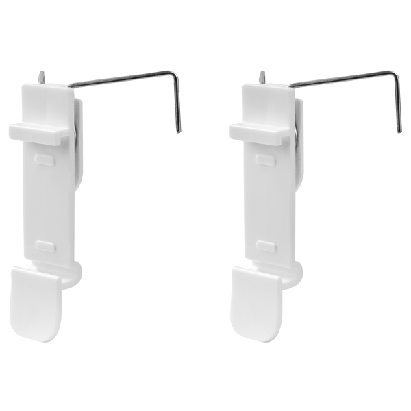 Klemmträger für Doppelrollo und Rollo - ABS Kunststoff - Weiß