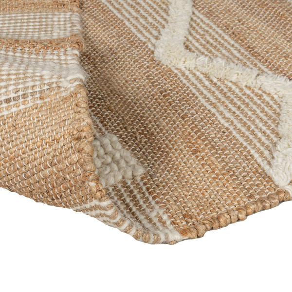 Läufer Medina Jute - Jute - Natural / Creme