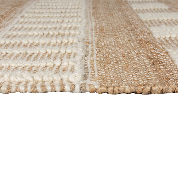 Läufer Medina Jute - Jute - Natural / Creme