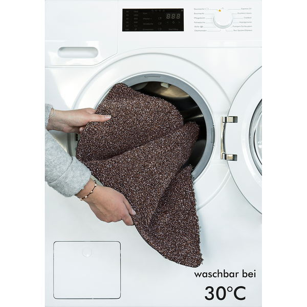 Fußmatte Super Cotton - Baumwolle / Polyester - Braun - 40 x 60 cm