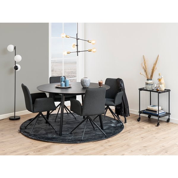 Drehbarer Armlehnenstuhl Mailly Typ A - Grau