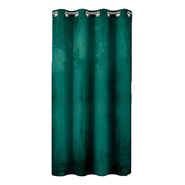 Ösenvorhang Velvet - Polyester - Grün - 140 x 245 cm
