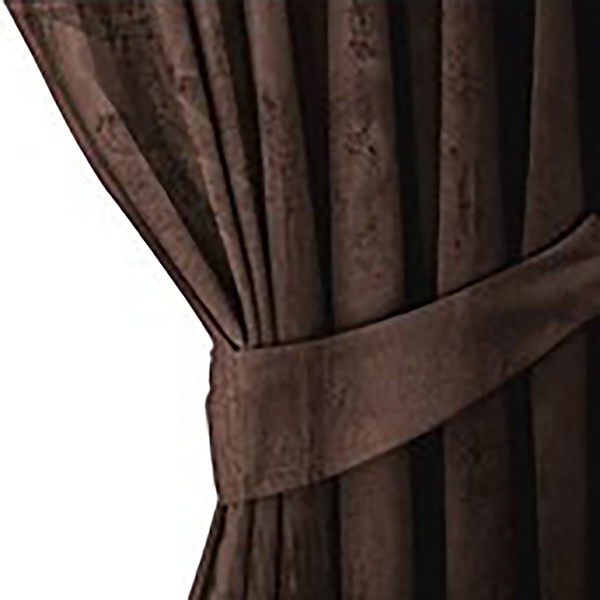 Vorhang mit Kräuselband Velvet - Polyester - Braun - 140 x 270 cm