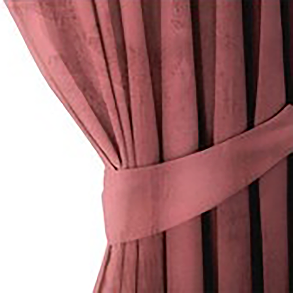 Vorhang mit Kräuselband Velvet - Polyester - Rosa - 140 x 270 cm