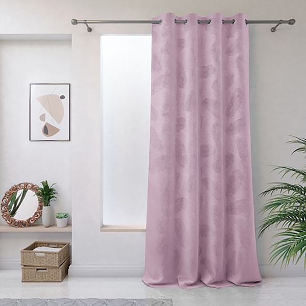Ösenvorhang Velvet Peaco - Polyester - Violett