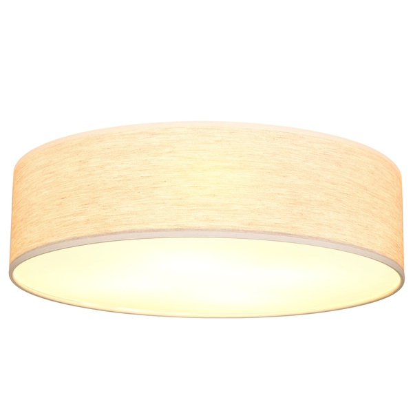 Deckenleuchte Boho II - Leinen / Stahl - 4-flammig