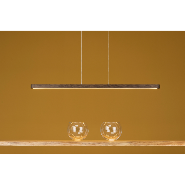 LED-Pendelleuchte Forestier III - Kiefer massiv / Stahl - 1-flammig