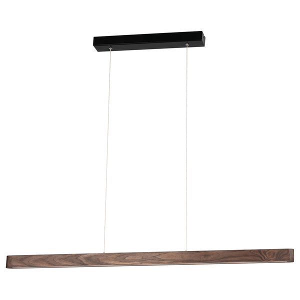 LED-Pendelleuchte Forestier III - Kiefer massiv / Stahl - 1-flammig