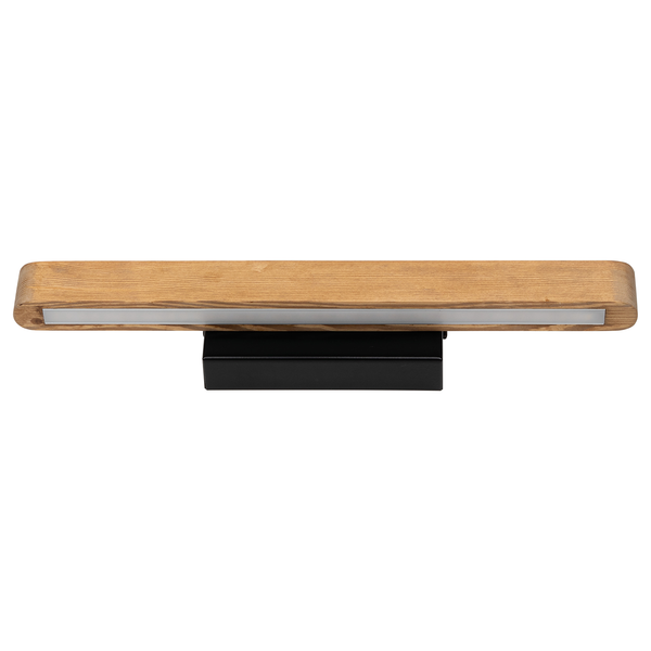 LED-Wandleuchte Forestier V - Kiefer massiv / Stahl - 1-flammig