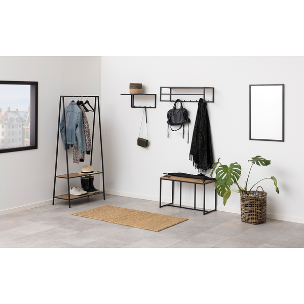 Wandgarderobe Coogee I - Wildeiche Dekor