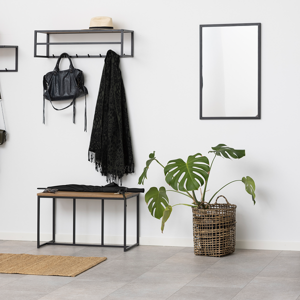 Wandgarderobe Coogee I - Wildeiche Dekor