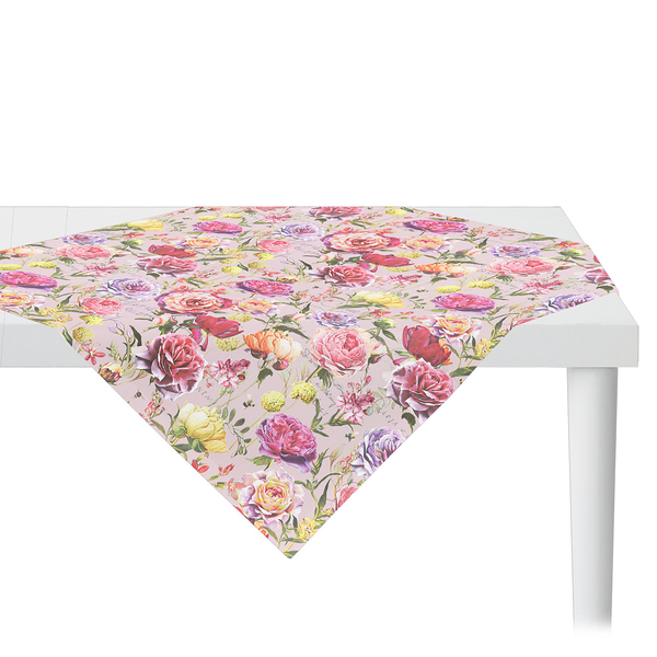 Tischdecke 7701 - Polyester / Baumwolle - Pink - 88 x 88 cm