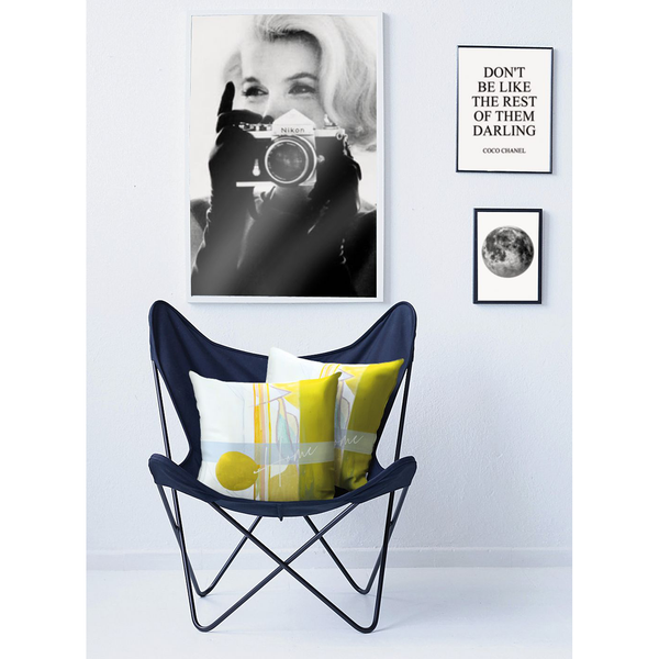 Dekokissen Capri - Baumwolle / Leinen - Mehrfarbig