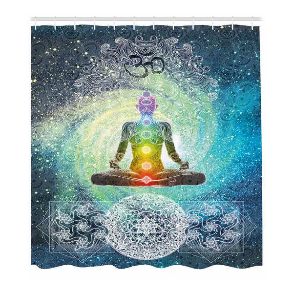 Duschvorhang Mandala Zen - Polyester - Mehrfarbig - 175 x 180 cm