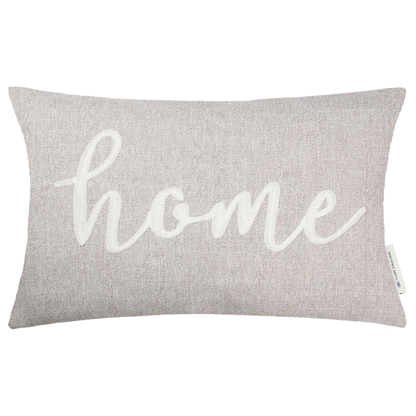 Kissenbezug Home - Polyester / Leinen - Beige