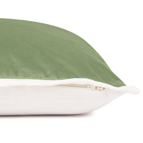 Kissenbezug Summer Velvet - Polyester - Grün