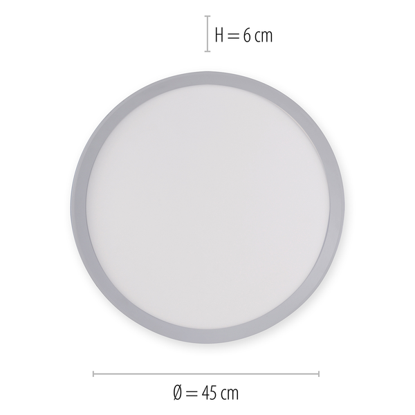 LED-Deckenleuchte Galactica - Acrylglas / Metall - 1-flammig