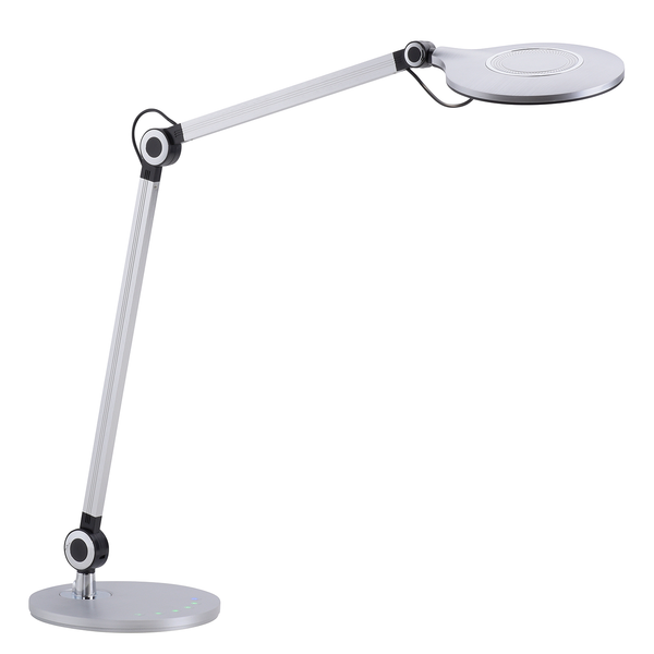 LED-Tischleuchte Niklas - Polyethylen / Eisen - 1-flammig - Silber