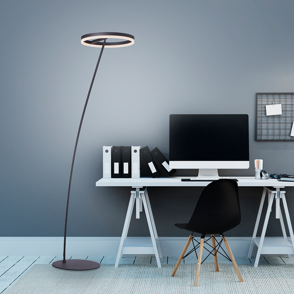 LED-Stehleuchte Titus - Acrylglas / Eisen - 1-flammig