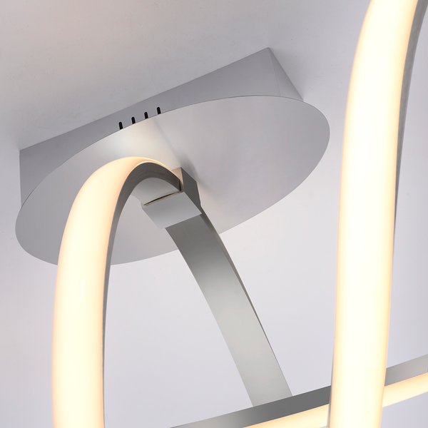LED-Deckenleuchte Maria - Kunststoff / Eisen; Aluminium - 1-flammig