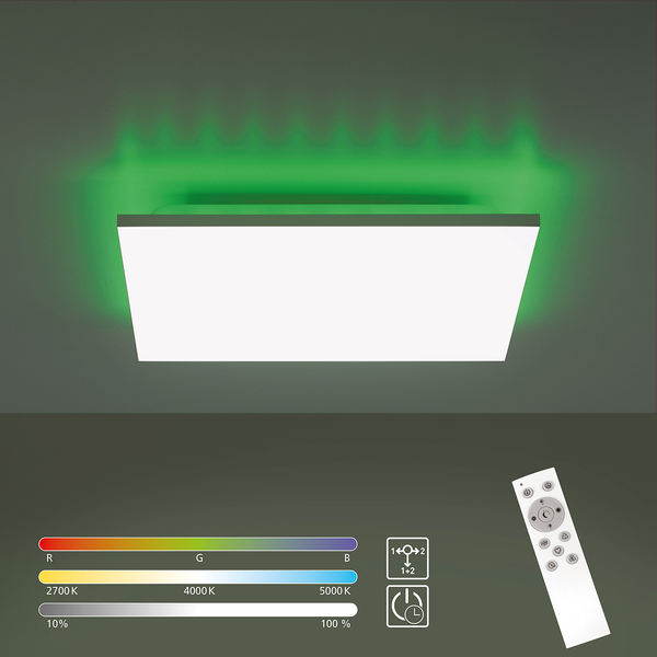 LED-Deckenleuchte Gustav I - Acrylglas / Eisen; Aluminium - 1-flammig