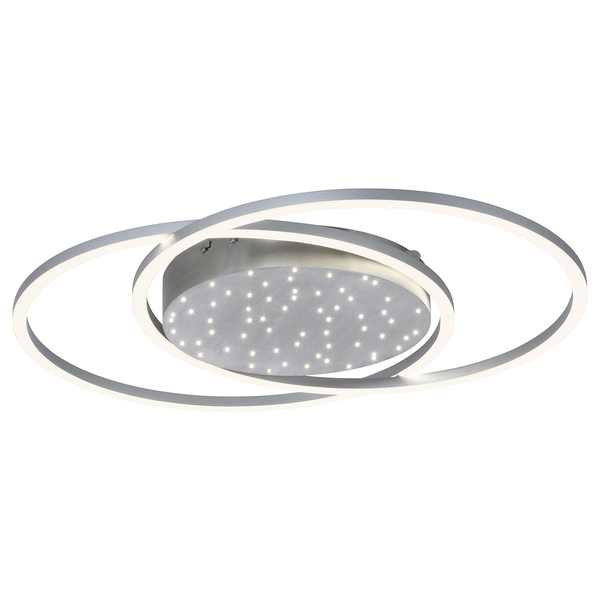 LED-Deckenleuchte Yuki II - Polycarbonat / Aluminium - 1-flammig