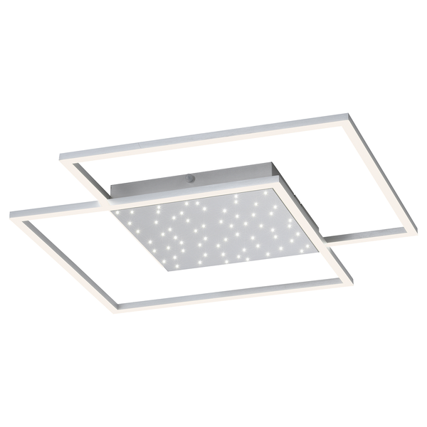 LED-Deckenleuchte Yuki I - Polycarbonat / Aluminium - 1-flammig