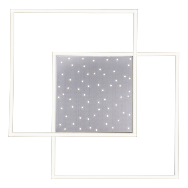 LED-Deckenleuchte Yuki I - Polycarbonat / Aluminium - 1-flammig
