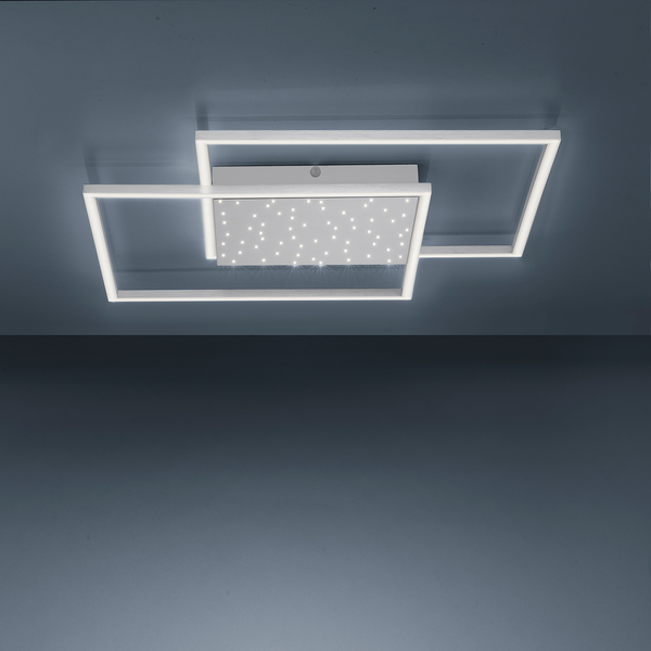 LED-Deckenleuchte Yuki I - Polycarbonat / Aluminium - 1-flammig