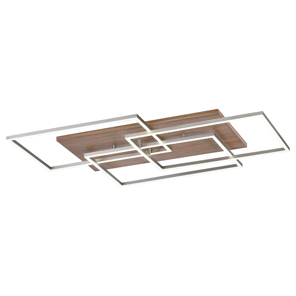 LED-Deckenleuchte Palma V - Kunststoff / Eisen; Aluminium - 3-flammig