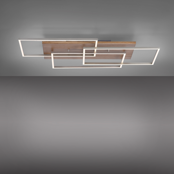 LED-Deckenleuchte Palma V - Kunststoff / Eisen; Aluminium - 3-flammig