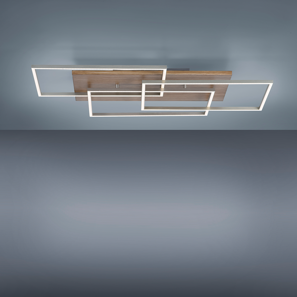 LED-Deckenleuchte Palma V - Kunststoff / Eisen; Aluminium - 3-flammig