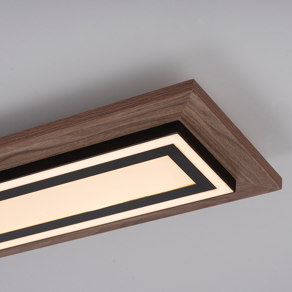 LED-Deckenleuchte Palma II - Kunststoff / Eisen; Aluminium - 1-flammig