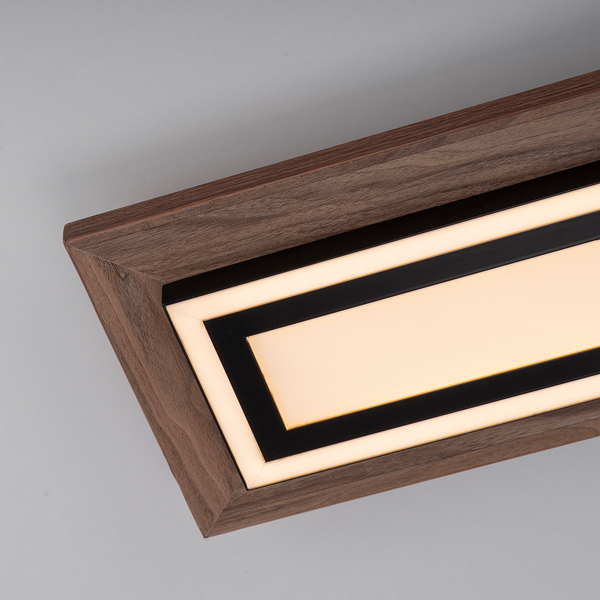 LED-Deckenleuchte Palma II - Kunststoff / Eisen; Aluminium - 1-flammig