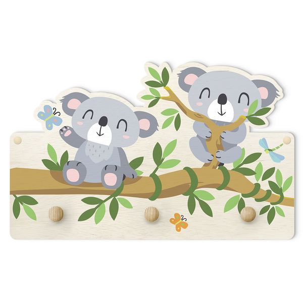 Kindergarderobe Koala Set - Mehrfarbig