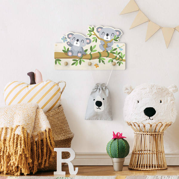Kindergarderobe Koala Set - Mehrfarbig