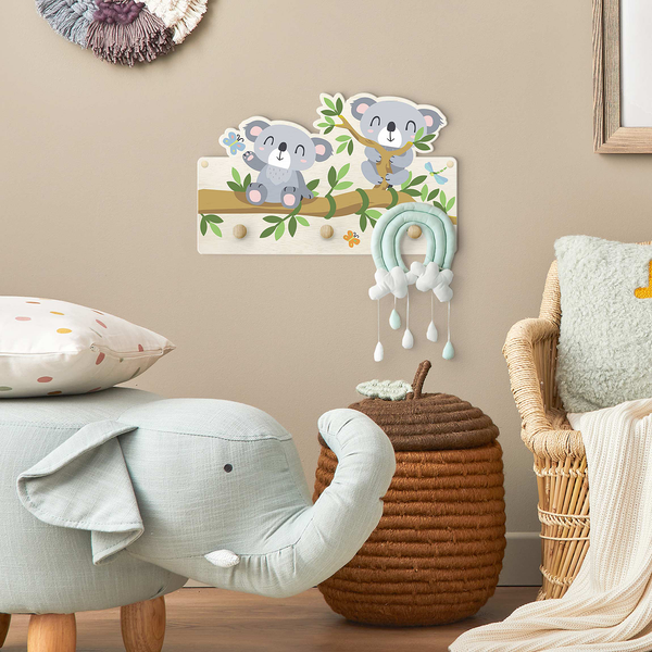 Kindergarderobe Koala Set - Mehrfarbig