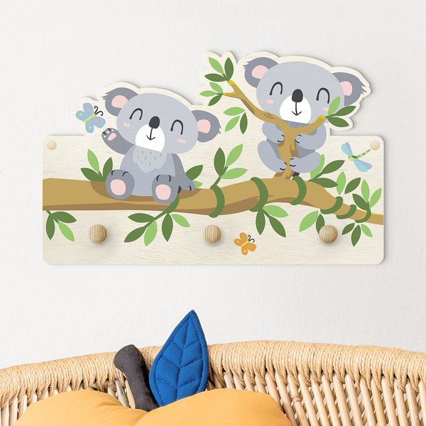 Kindergarderobe Koala Set - Mehrfarbig