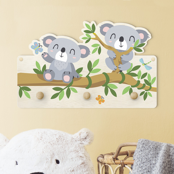 Kindergarderobe Koala Set - Mehrfarbig
