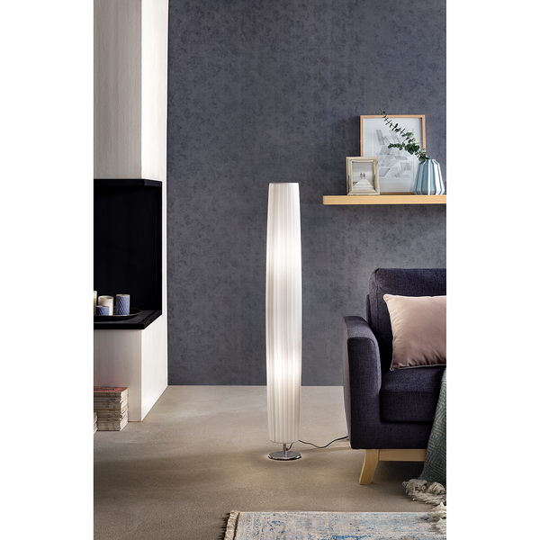 Stehleuchte Relva II - Polyester PVC / Edelstahl - 2-flammig