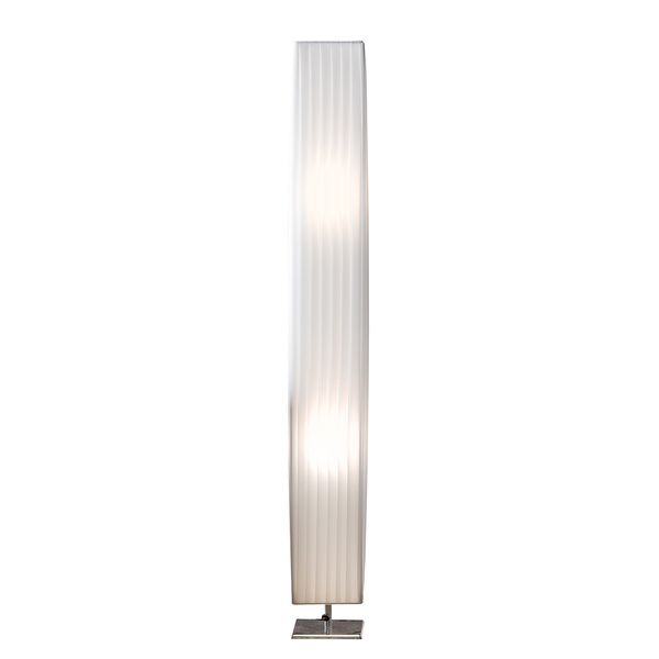 Stehleuchte Relva I - Polyester PVC / Edelstahl - 2-flammig