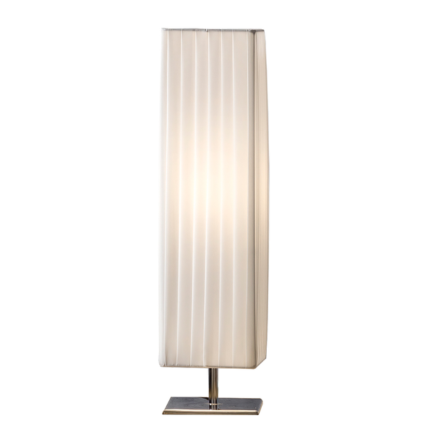 Tischleuchte Villena I - Polyester PVC / Edelstahl - 1-flammig