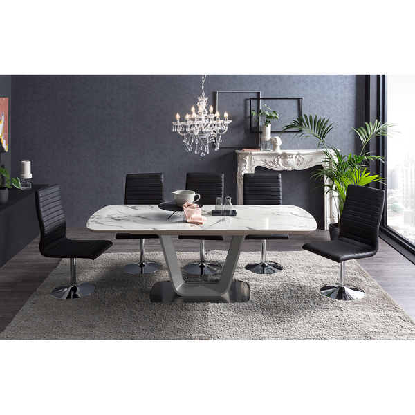 Kronleuchter Raven III - Kunststoff / Stahl - 9-flammig