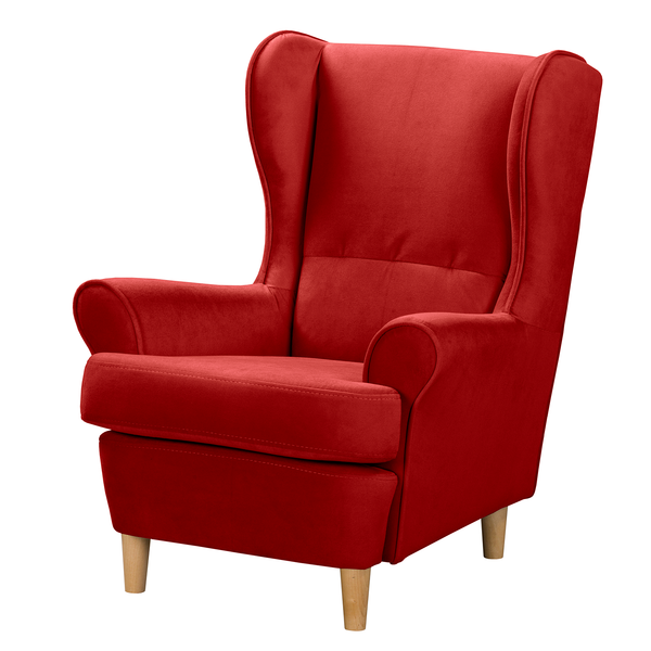Ohrensessel Ranu Mini - Microfaser Jada: Rot