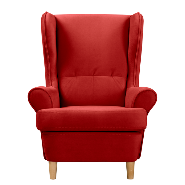 Ohrensessel Ranu Mini - Microfaser Jada: Rot