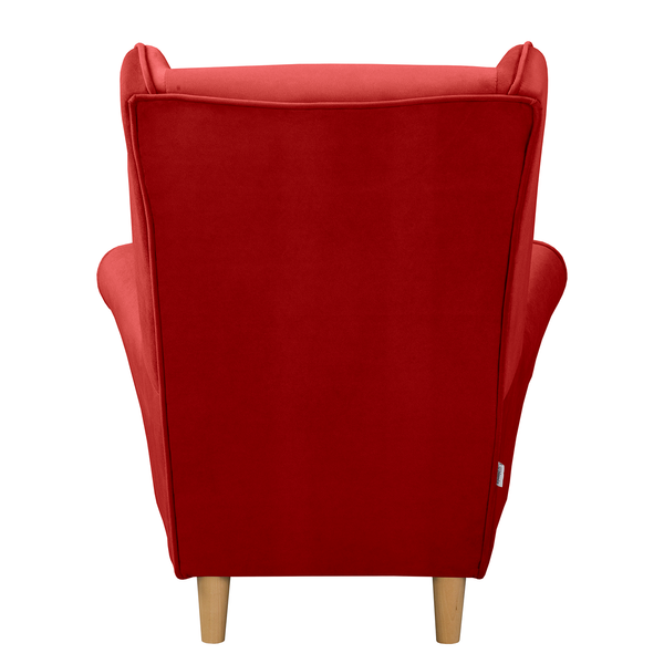 Ohrensessel Ranu Mini - Microfaser Jada: Rot