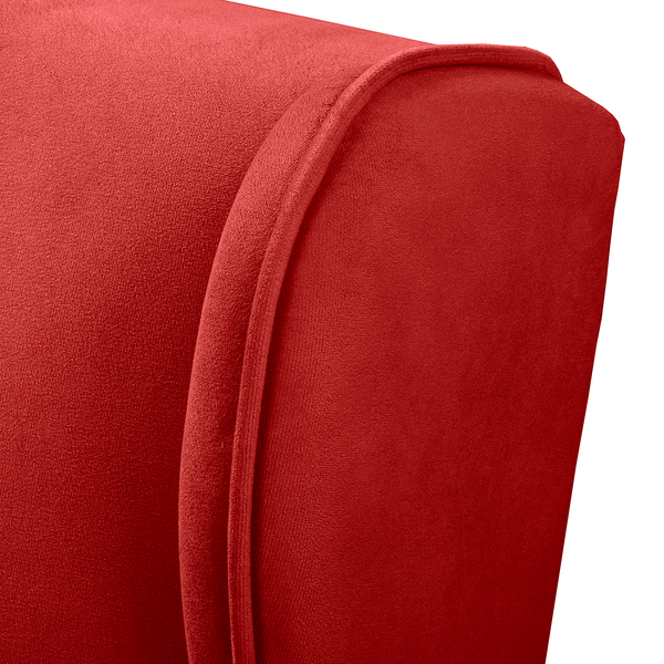 Ohrensessel Ranu Mini - Microfaser Jada: Rot