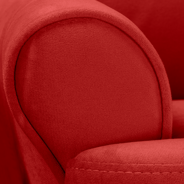 Ohrensessel Ranu Mini - Microfaser Jada: Rot