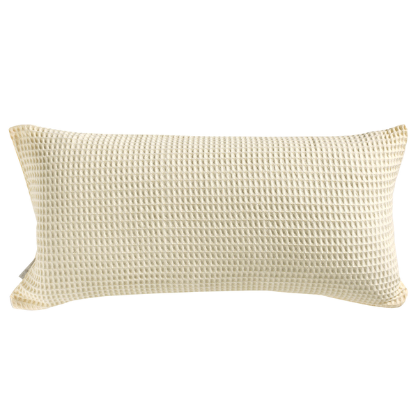 Kissenbezug Wafel I - Baumwolle - Vanille