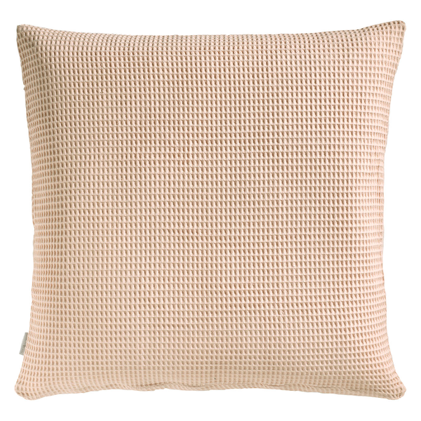 Kissenbezug Wafel II - Baumwolle - Rosa - 50 x 50 cm